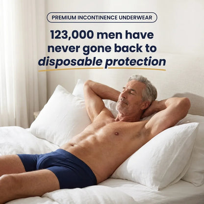 Men’s Ultra‑Absorbent Incontinence Boxer Briefs