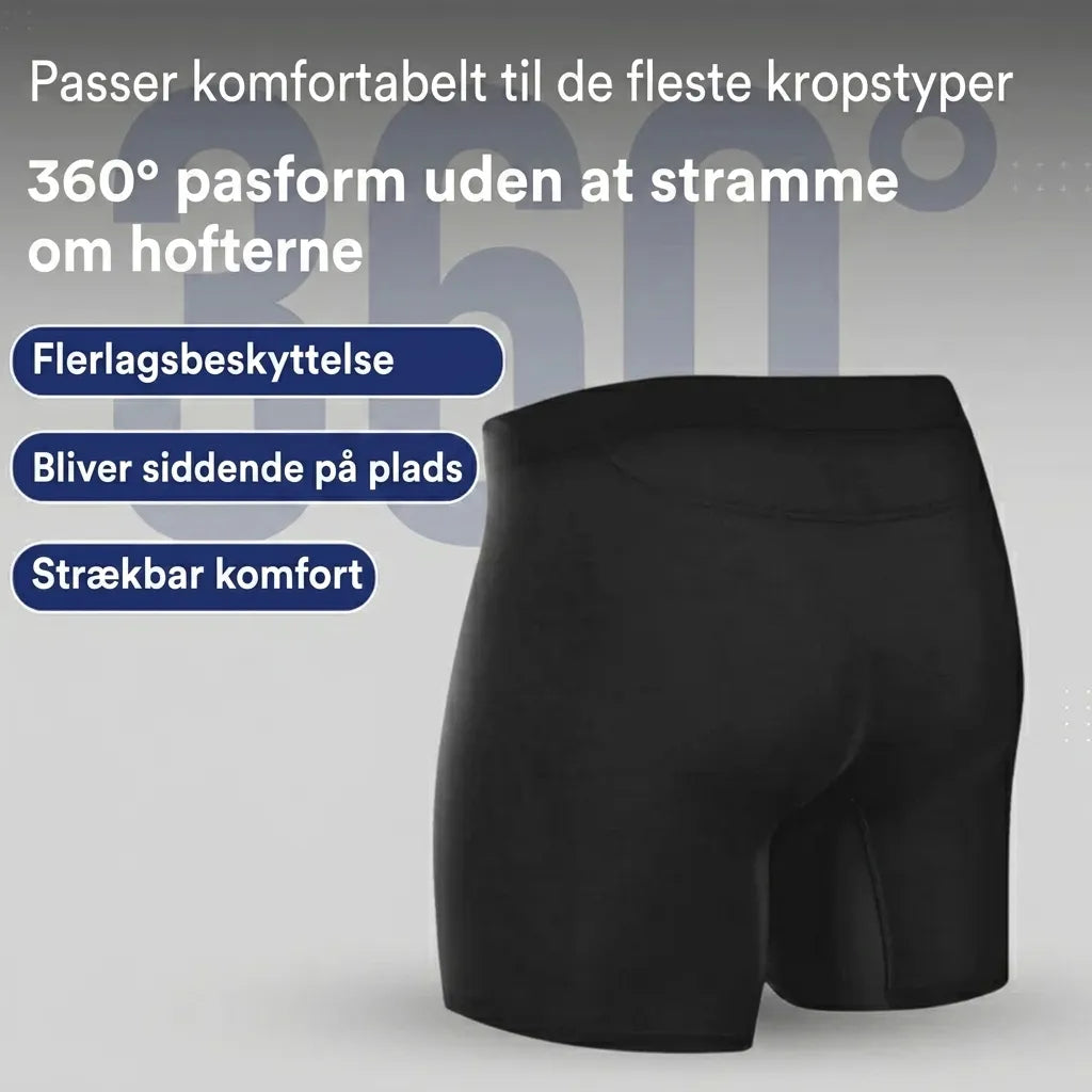Ultraabsorberende inkontinens-boksershorts til mænd