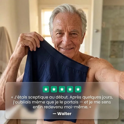 Boxers d’incontinence ultra-absorbants pour hommes